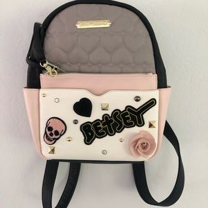 Betsey Johnson Backpack/Clutch